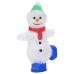 Figura de muñeco de nieve de acrílico navideño LED 30 cm