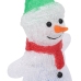 Figura de muñeco de nieve de acrílico navideño LED 30 cm