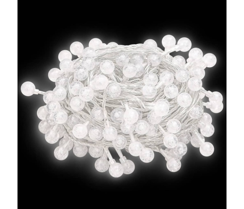 Guirnalda de luces globos 8 funciones 40 m 400 LEDs blanco frío