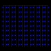 Cortina luces carámbano 3x3 m 300 LEDs azul 8 funciones