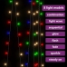 Cortina de luces 3x3 m 300 LED de colores 8 funciones