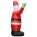 Papá Noel inflable con LEDs decoración navideña IP44 3 m