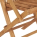 Sillas de jardín 8 uds madera teca con cojines gris taupe