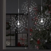 Luz de petardo de navidad exterior blanco frío 140 LEDs 20 cm