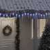 Luces carámbanos de Navidad 40 uds acrílico blanco frío