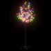 Árbol de Navidad 120 LEDs de colores flores de cerezo 150 cm