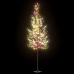 Árbol de Navidad 600 LEDs de colores flores de cerezo 300 cm