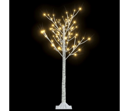 Árbol de Navidad LED blanco cálido sauce interior exterior 1,2m