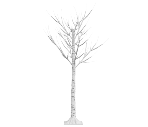 Árbol de Navidad LED blanco cálido sauce interior exterior 1,2m