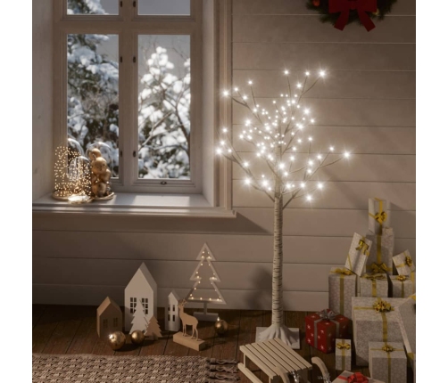 Árbol de Navidad LED blanco frío sauce interior exterior 1,2 m