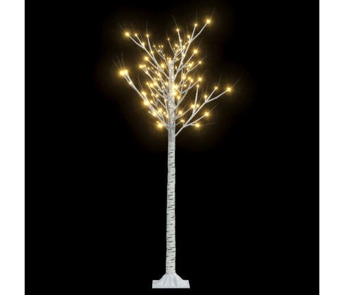 Árbol de Navidad LED blanco cálido sauce interior exterior 1,5m