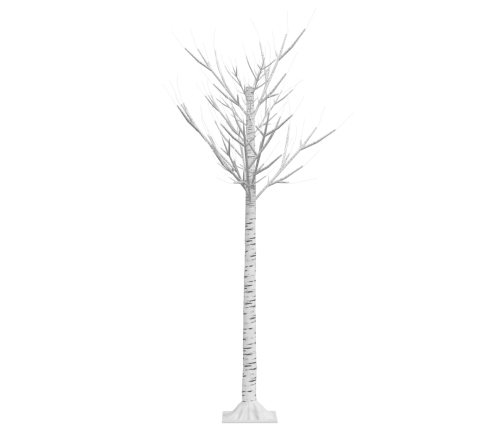 Árbol de Navidad LED blanco cálido sauce interior exterior 1,5m