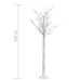 Árbol de Navidad LED blanco frío sauce interior exterior 1,5 m