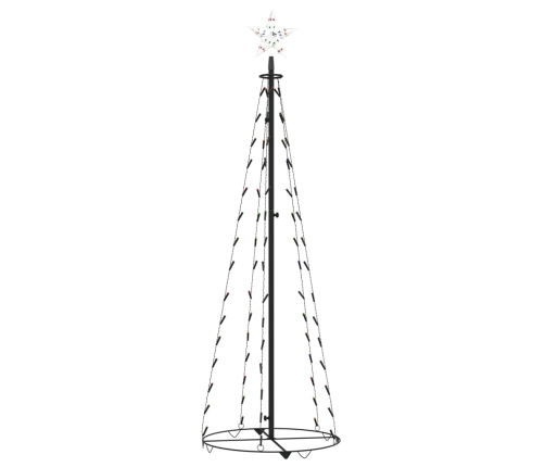 Árbol de Navidad cónico 70 LED blanco frío 50x120 cm