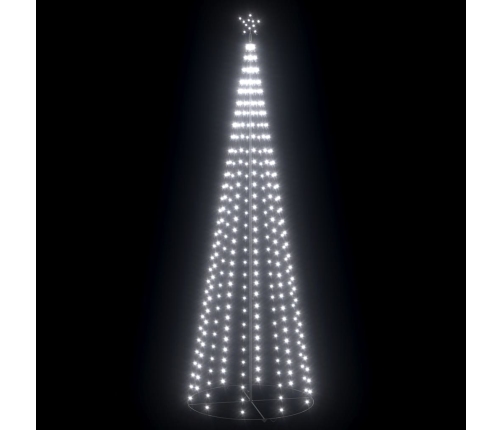 Árbol cono de Navidad 330 LEDs blanco frío 100x300 cm