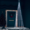 Árbol cono de Navidad 330 LEDs blanco frío 100x300 cm