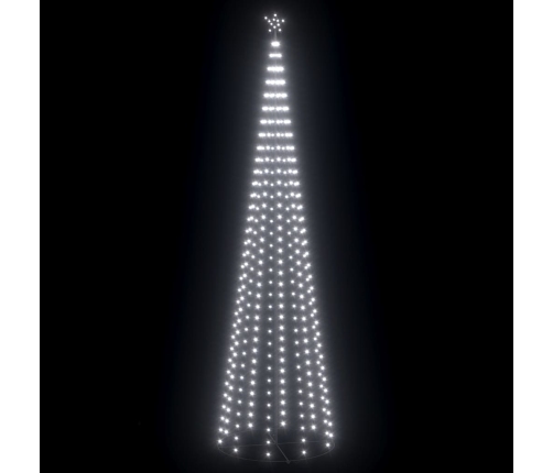 Árbol de Navidad cónico 752 LEDs blanco frío 160x500 cm