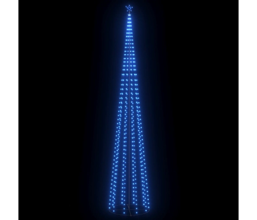 Árbol de Navidad cono 752 LEDs azul 160x500 cm