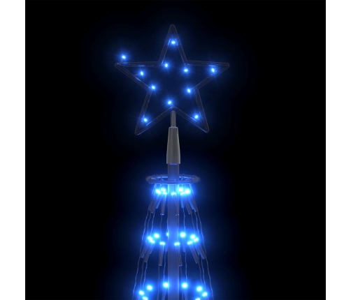 Árbol de Navidad cono 752 LEDs azul 160x500 cm