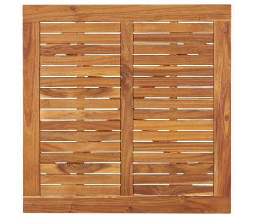 Mesa de jardín madera maciza de acacia 85x85x75 cm