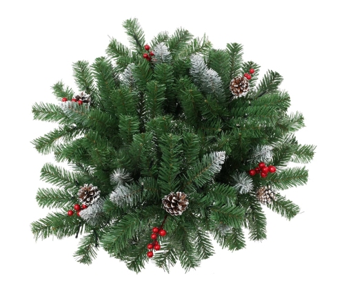 Árbol de Navidad artificial con luces PVC verde 40 cm