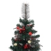 Árboles de Navidad de camino con luces 2 uds PVC 76 cm