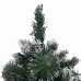 Árbol de Navidad preiluminado con luces y soporte verde 60 cm