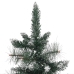 Árbol de Navidad preiluminado con luces y soporte verde 90 cm