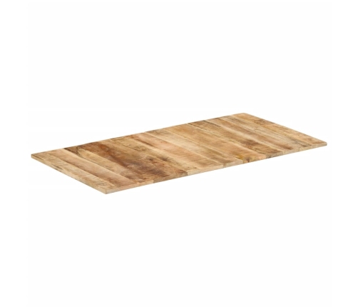 Tablero para mesa madera de mango rugosa 120x60x (1,5-1,6) cm