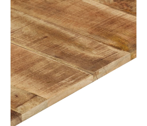 Tablero para mesa madera de mango rugosa 120x60x (1,5-1,6) cm