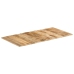 Tablero para mesa madera de mango rugosa 120x60x (1,5-1,6) cm