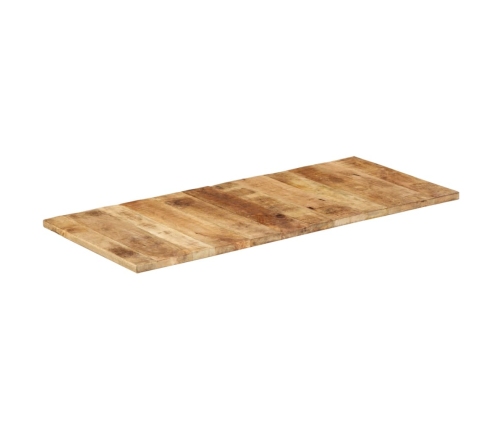 Tablero para mesa madera de mango rugosa 140x60x(2,5-2,7) cm