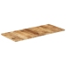 Tablero para mesa madera de mango rugosa 140x60x(2,5-2,7) cm