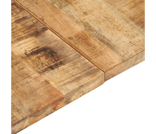 Tablero para mesa madera de mango rugosa 140x60x(2,5-2,7) cm