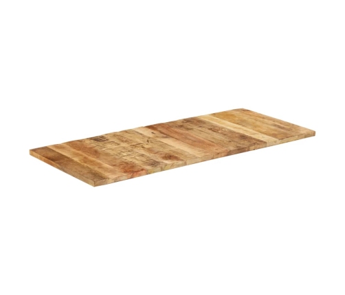 Tablero para mesa madera de mango rugosa 140x60x(2,5-2,7) cm