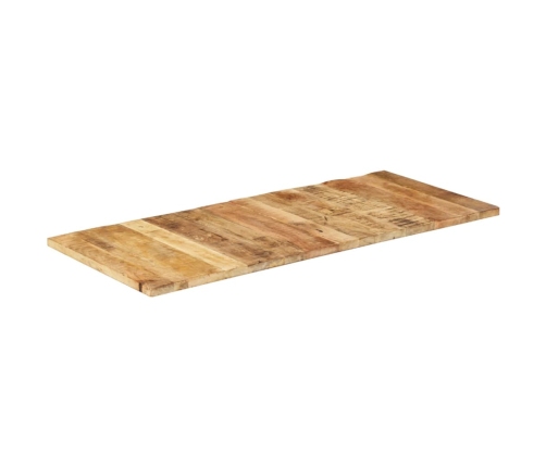 Tablero para mesa madera de mango rugosa 140x60x(2,5-2,7) cm