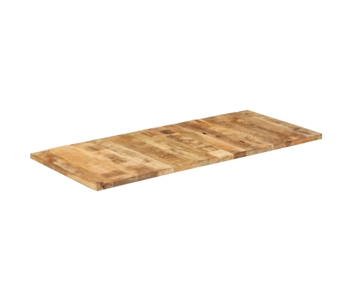 Tablero para mesa madera de mango rugosa 140x60x(2,5-2,7) cm