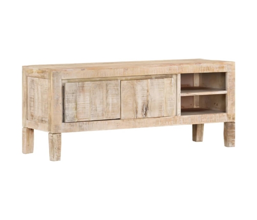 Mueble de TV madera maciza de mango 110x35x46 cm