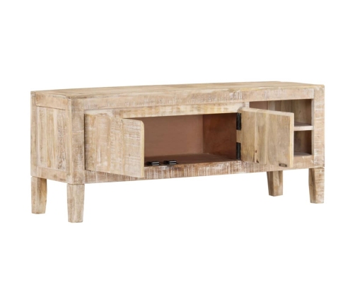 Mueble de TV madera maciza de mango 110x35x46 cm