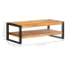 Mesa de centro de madera maciza de acacia 120x60x40 cm