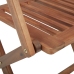 vidaXL Sillas de exterior plegables 6 uds madera maciza acacia