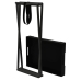 Mesa plegable MDF negra 48x34x61 cm