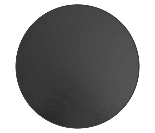 vidaXL Mesita de centro MDF negra Ø35 cm