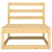 Juego de muebles de jardín 8 piezas madera maciza de pino