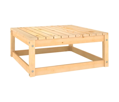 Juego de muebles de jardín 8 piezas madera maciza de pino