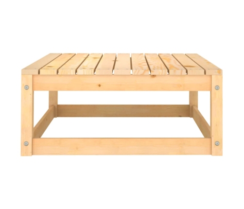 Juego de muebles de jardín 8 piezas madera maciza de pino