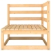 Juego de muebles de jardín 8 piezas madera maciza de pino