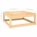 Juego de muebles de jardín 8 piezas madera maciza de pino