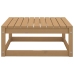 Muebles de jardín 5 piezas marrón miel madera maciza de pino