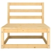 Juego de muebles de jardín 4 piezas madera maciza de pino